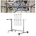thumbnail image 3 of TBVECHI Auto Body Paint Stand Rack, Auto Body Parts Painting Rack Hood Panel Hook Hanger Holder Spray Paint Rack (4 Locking Positions), 3 of 4