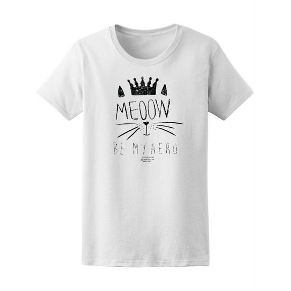 Cutie Fashion Cat With Crown Tee Women's -Image by Shutterstock