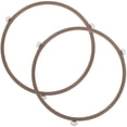 thumbnail image 1 of Miangastore 2Pcs Microwave Turntable Rings Microwave Oven Trays Glass Plate Plastic Support, 1 of 9