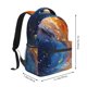 thumbnail image 2 of Disketp Galactic Dog Swirls Art Mochila Estampada para Hombre y Mujer – Mochila Ligera Clásica con Múltiples Bolsillos para Universidad, Trabajo y Viajes-One Size, 2 of 5
