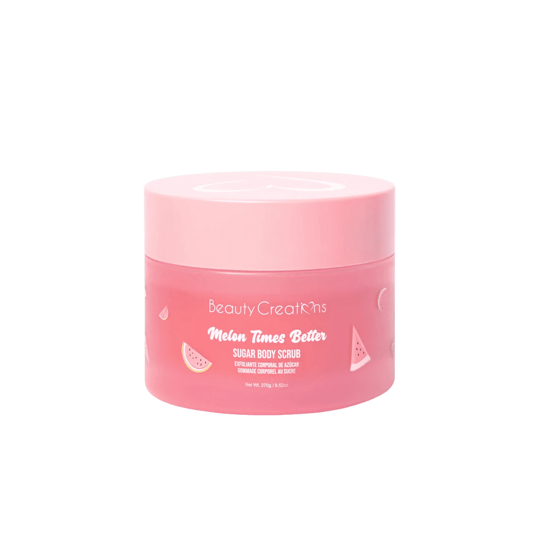 Beauty Creations - Sweet Dose Sugar Body Scrub, Melon Times Better, Watermelon Scented, 270 g