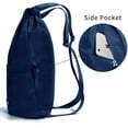 thumbnail image 2 of Lightweight Waterproof Drawstring Sports Backpack Gym Sack for Men Women Travel Running, 2 of 7