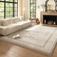thumbnail image 4 of American Retro Large-area Living Room Carpets Plush Soft Bedroom Bedside Carpet Floral Pattern Cloakroom Balcony Rugs Alfombra My Lux Decor Round, 4 of 12