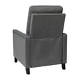 thumbnail image 4 of Flash Furniture Carson Fabric Push Back Recliner, Gray, 4 of 14
