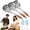 3, variant on Wooden Handle Stainless Steel Skimmer, Heat-Resistant Long Handle Spider Strainer for Deep Frying Boiling Oil Draining