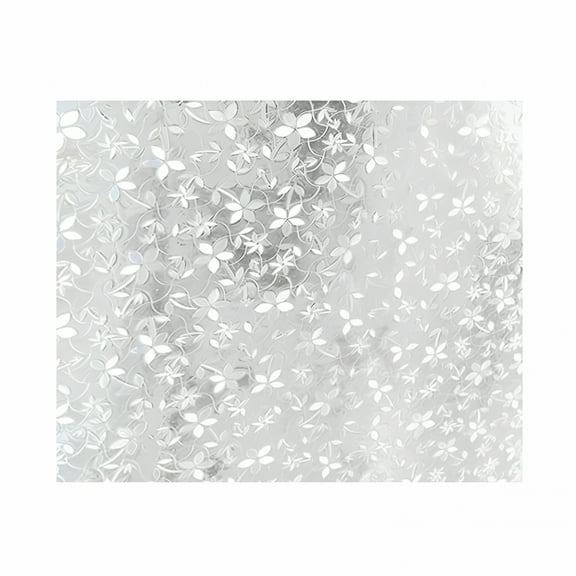 LAMIRO Window Film Window Privacy Film Window Vinyl Glass Covering Stained Glass Decorative Film Window Film Privacy Frosted Static Window Clings Non Adhesive No Glue Frosted Window Film