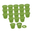 thumbnail image 3 of 20 Piezas Paderas de cesta de plantación hidropónica maciza resistente múltiples propósitos múltiples suministros de maceta hidropónica de servicio Verde, 3 of 8