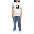 thumbnail image 4 of CafePress - Wolf Therian Ying Yang Women's Light Pajamas - Women's Short Sleeve Print T-Shirt and Pants Light Cotton Pajama Set, 4 of 7