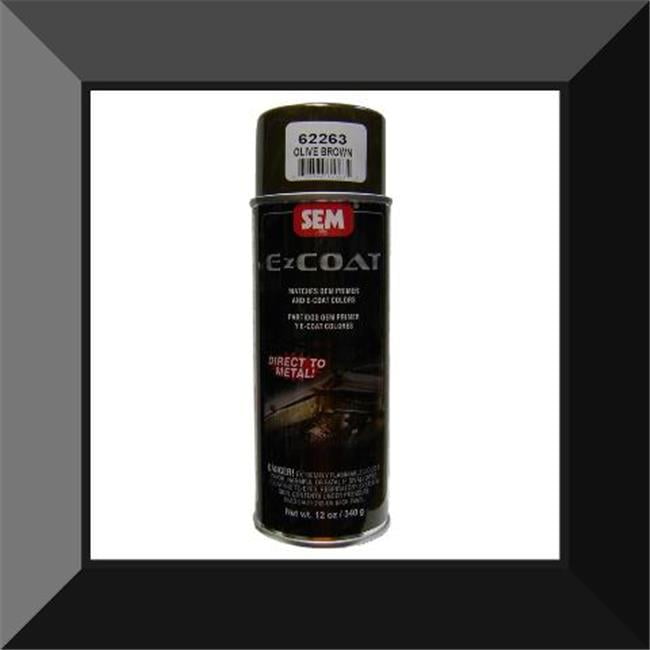 SEM Products 62263 Ez Coat, Olive Brown, 16Oz.Aerosol