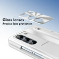 thumbnail image 3 of ELEHOLD Case Samsung Galaxy Z Fold 6,Case with Pen & Pen Holder with Kickstand & Hinge Protection,Protective Case Cover with Screen Protector,White, 3 of 8