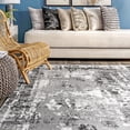 thumbnail image 5 of nuLOOM Margot Strained Abstract Area Rug, 4' 3" x 6', Margot Grey, 5 of 5