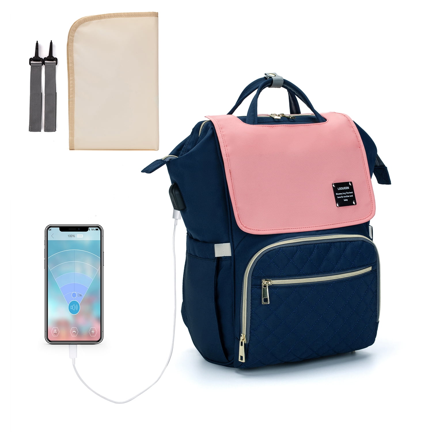 lequeen diaper bag walmart