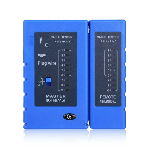 Smart Network Tester With Dual Power Supply For Network & Telephone Line Testing