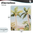 thumbnail image 4 of Stupell Industries Contemporary Rising Above Tropical Palms Canvas Art, 16 x 20, by The Prints Vibe, 4 of 8