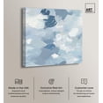 thumbnail image 3 of Art Remedy Faded Blue Abstract Canvas, 30" x 30", Gallery Wrapped, Where Clouds Gather III, 3 of 7