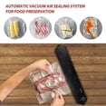 thumbnail image 3 of Portable Vacuum Sealer, Automatic Sealer for Food Storage, Easy to Use Compact Food Preservation Sealing Machine for Home & Kitchen，37.3*7*8.5cm，black, 3 of 5