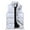 er-White, variant on Men's Lightweight Puffer Vest Sleeveless Full Zipper Down Vest Quilted Waterproof Windproof Jackets Stand Collar Winter Puffy Insulated Streetwear for Hiking Golf Outdoor,White 4XL