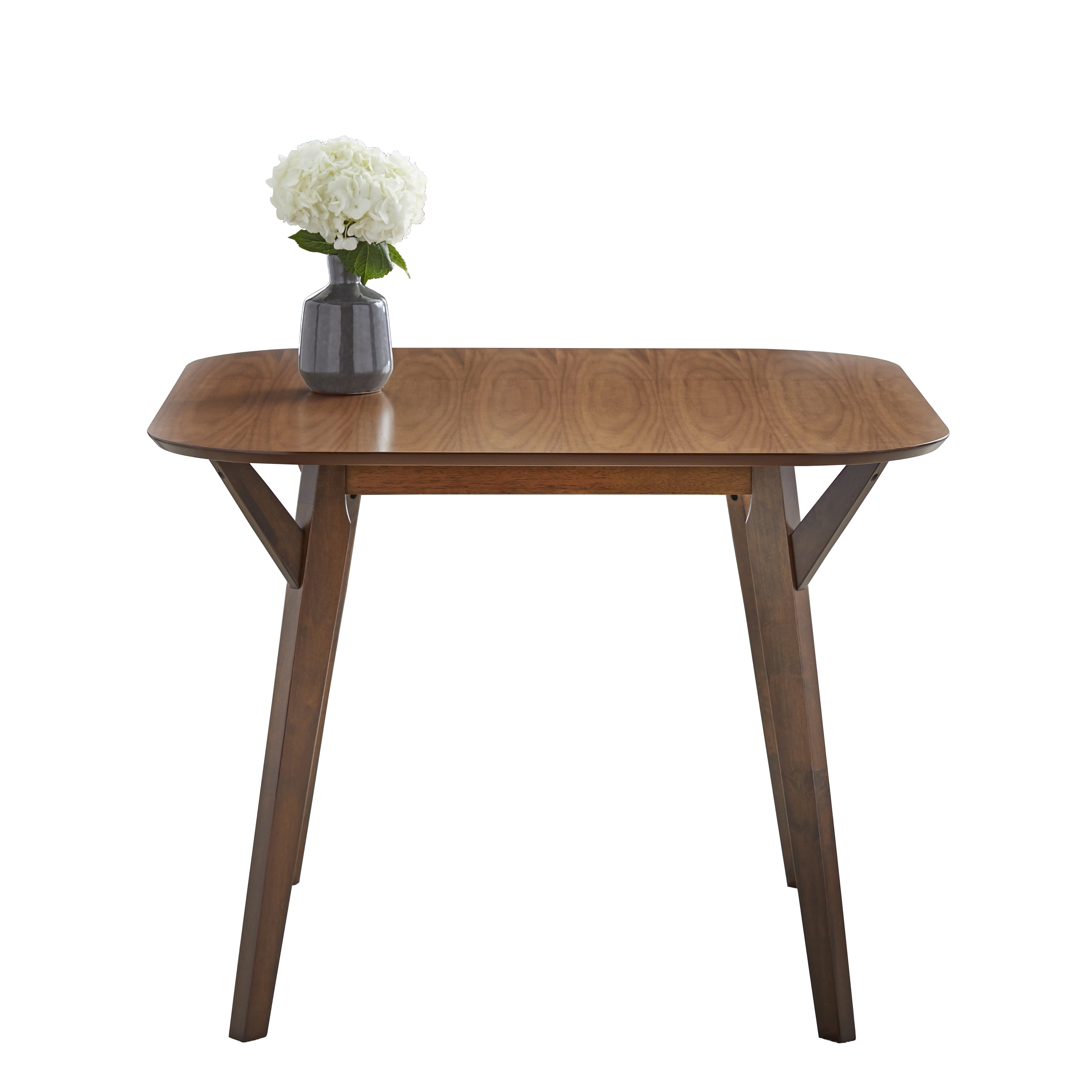 TMS Vance Square 39.3 in x 39.3 in x 30 in MDF Dining Table, Seats 4, Walnut