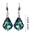 thumbnail image 3 of Jewelry VerPetridure Leaf-Shape Crystal Earrings Crystal Creative Shining Wonderful Gift, 3 of 5