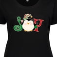 thumbnail image 4 of Inktastic Christmas Penguin Joy 2 Women's Plus Size T-Shirt, 4 of 5