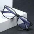 thumbnail image 3 of 5 Pairs Men Women Unisex Round Frame Blue Light Blocking Reading Glasses Readers +4.00, 3 of 6
