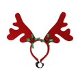 thumbnail image 1 of Adorable diadema de asta de reno, para la cabeza, suave novedoso, aro para el pelo para fiesta unisex, carnaval, vacaciones, accesorios astas rojas Yinane Aro de pelo de asta de reno, 1 of 6