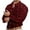 Red, variant on Wancir Men's Dress Shirts Luxury Jacquard Printed Long Sleeve Casual Regular Fit Button Down Shirts Wedding Party Prom Shirt