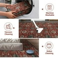 thumbnail image 5 of Washable Area Rug,Soft Rugs for Living Room,Vintage Carpet Area Rugs for Bedroom Dining Room,Low Pile Non-Slip Stain Resistant Under Table Rug, 5 of 6