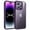 Deep Purple, variant on JETech Case for iPhone 14 Pro Max 6.7-Inch, Shockproof Phone Bumper Cover, Solid Color Matte TPU Frame, Anti-Scratch Clear Back (Space Black)