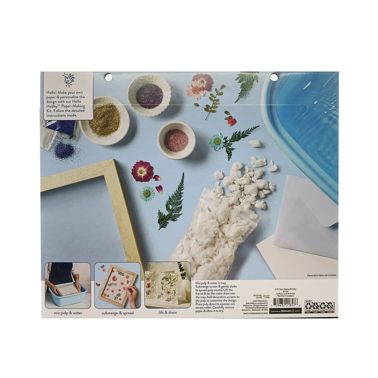 Hello Hobby Mulitcolor Paper Making Kit, Crafting Project - 32 Pieces  Adult, Unisex 