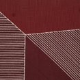 thumbnail image 3 of LR Home Rust/Multi Contemporary Striped Geometric Hand-Woven Throw Pillow Cover, 3 of 8