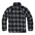 thumbnail image 2 of BRANDIT INDIVIDUAL WEAR Adult Male Fleece Full Zip Jacket, Color: Black Gray Ch, Size: XL, 2 of 6