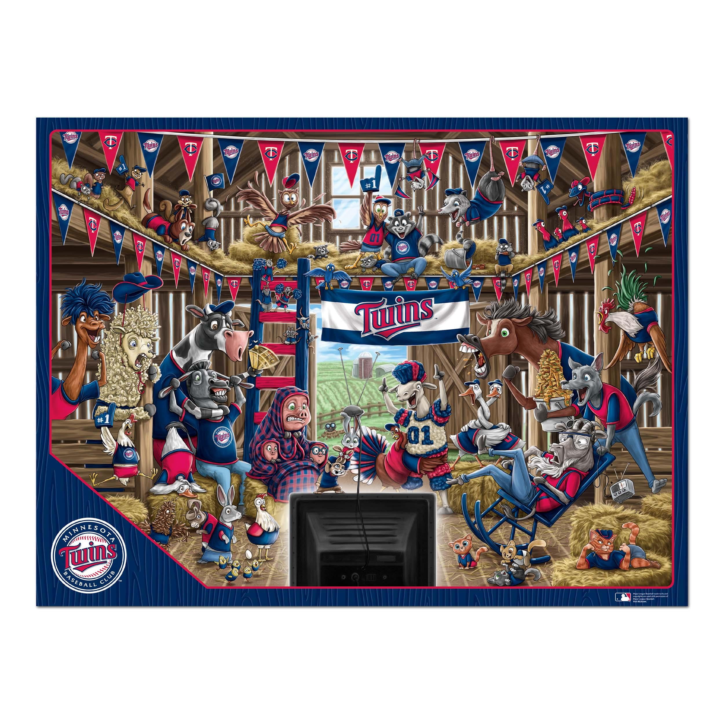 【完売品】ロサンゼルス ドジャース 500ピース パズル Los Angeles Dodgers Barnyard Fans Puzzle - 500 Piece