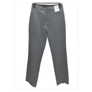 Calvin Klein Straight Fit Solid Stretch Dress Pants Gray 29Wx32L