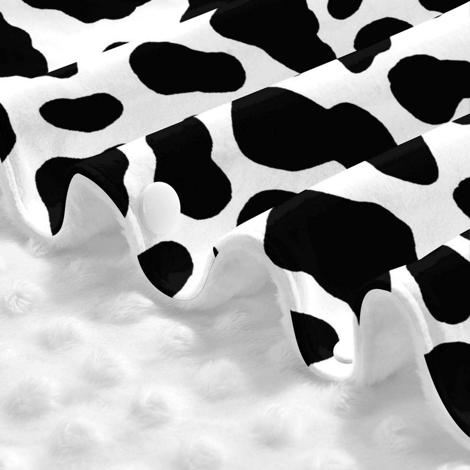 Car Seat Cover Baby - Cow black white print cute Breathable Infant Car Seat Cover for Baby Carseat, Lightweight Comfort Baby Essentials Must Haves Newborn Stuff for Girl Boy