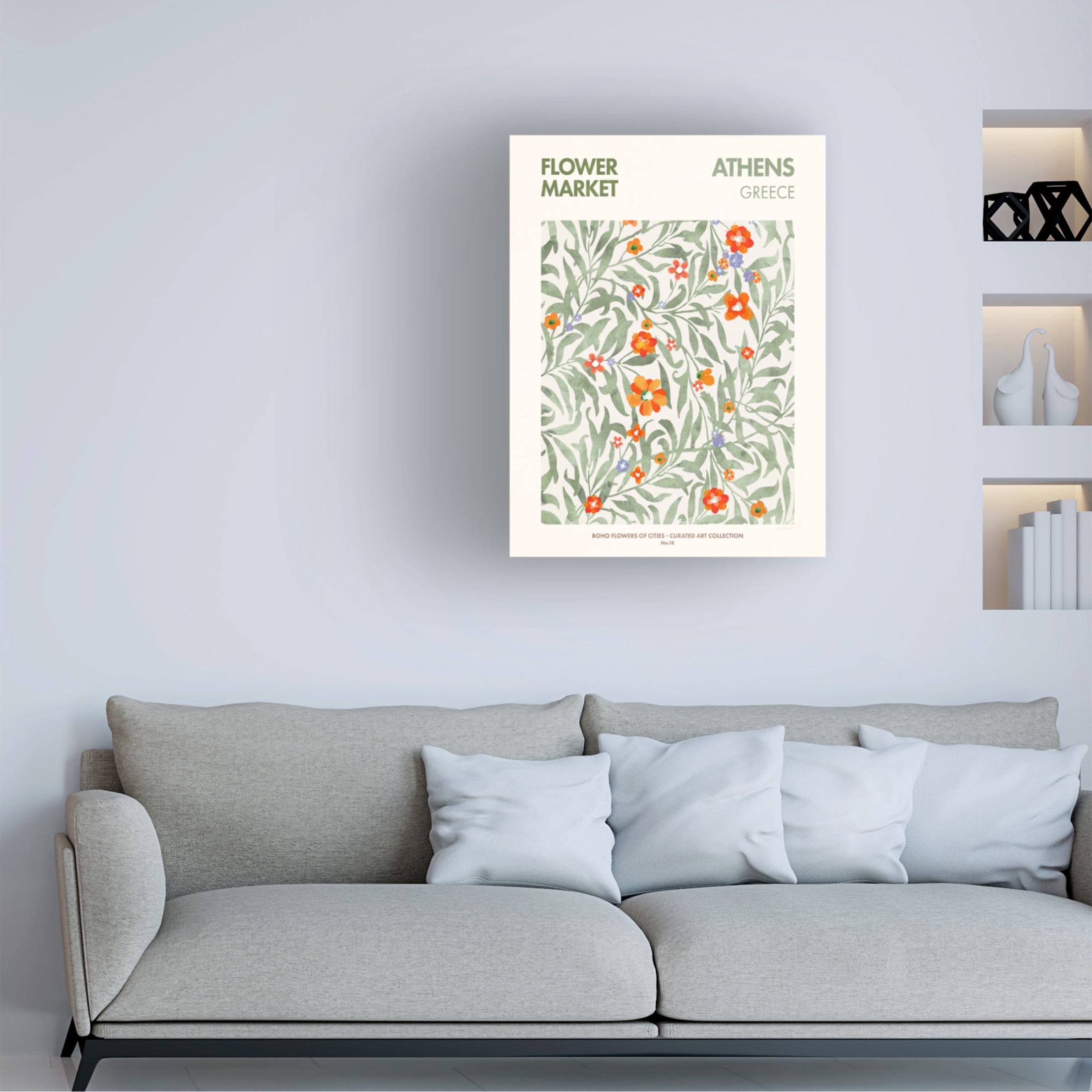 Trademark Fine Art Emel Tunaboylu Athens Canvas Wall Art
