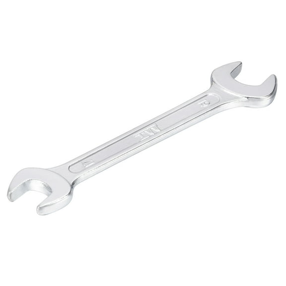 Metric Double Open End Wrench Chrome Plated, 17mm x 19mm