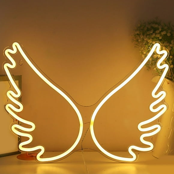 LED Neon Lights Net Red Room Decoration Christmas Lights Bedroom Decoration Ins Lights Angel Clearance Decorative Lights