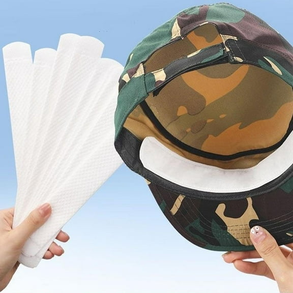 BQLQBQLQ Disposable Hat Sweat Pad Adjustable Absorbent Hat Liner For Baseball s