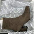 thumbnail image 4 of DKNY Womens Cavale Taupe Faux Suede Ankle Boots Shoes 9 Medium, 4 of 6