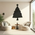 thumbnail image 4 of LaModaHome Christmas Tree Design, Metal Wall Art, Festive Holiday Decor, Unique Tree Topper Accent, Star Topper Inspired Home Decoration, Wall ArtHome Decoration Gift -11.8"x18.9"/30x48cm, 4 of 5