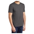 thumbnail image 4 of Mafoose Men's Perfect Tri Polyester/Cotton/Rayon T-Shirts Heathered Charcoal Medium, 4 of 5