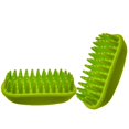 thumbnail image 1 of Silicone Dog Shampoo Brush, Easy Clean Dog Bath Brush (2 Pack), 1 of 5