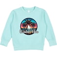 thumbnail image 2 of Inktastic Tropical Vacation Coastal Vibes Quote Toddler Sweatshirt, 2 of 4
