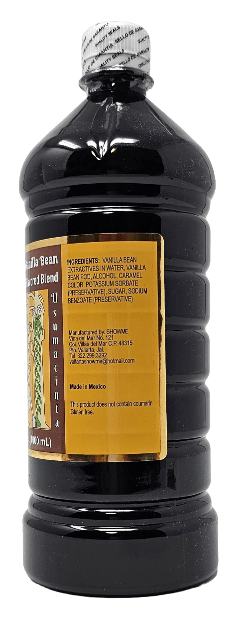 Usumacinta Amber Mexican Vanilla 33.8oz - Made in Mexico