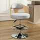 thumbnail image 5 of Swivel Conference Office Chair - Ergonomic Salon Comfy Living Room Office Chair - Computer Leather Chaise Bureau Furniture SR50OC My Lux Decor Round, 5 of 28