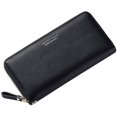 thumbnail image 1 of （3PCS）Wallet Leather Women Wallet Large Wallet Women With Zipper Gold Wallet Women Long (Gray), 1 of 4