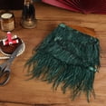 thumbnail image 4 of Avestruz con ribete de plumas, 1,5 capas, verde negruzco, 10-13 cm, 4 of 6