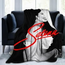 Selena Quintanilla Throw Flannel Blankets Soft Blanket for Sofa Bed Office Camp Couch Beach Car Decoration Air Conditioning Blanket for All Seasons 50"x40"