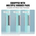 thumbnail image 4 of VEVOR Glass Clamp, 4 PCS Square Glass Railing Bracket for 0.31 "-0.47 " Tempered Glass, 304 Stainless Steel Glass Mounting Clamp, Glass Shelf Bracket for Balcony, Garden, Pool, Stair, Silver, 4 of 9